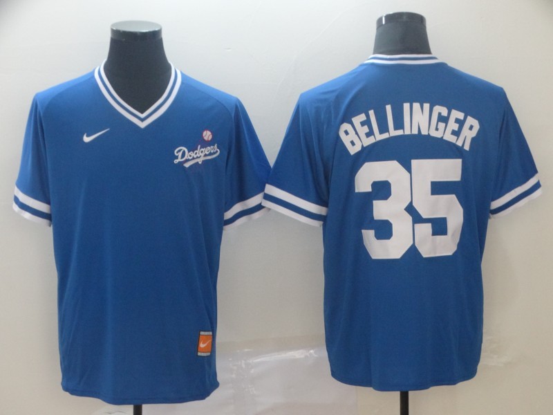 Men's Los Angeles Dodgers Cody Bellinger #35 Blue Jersey